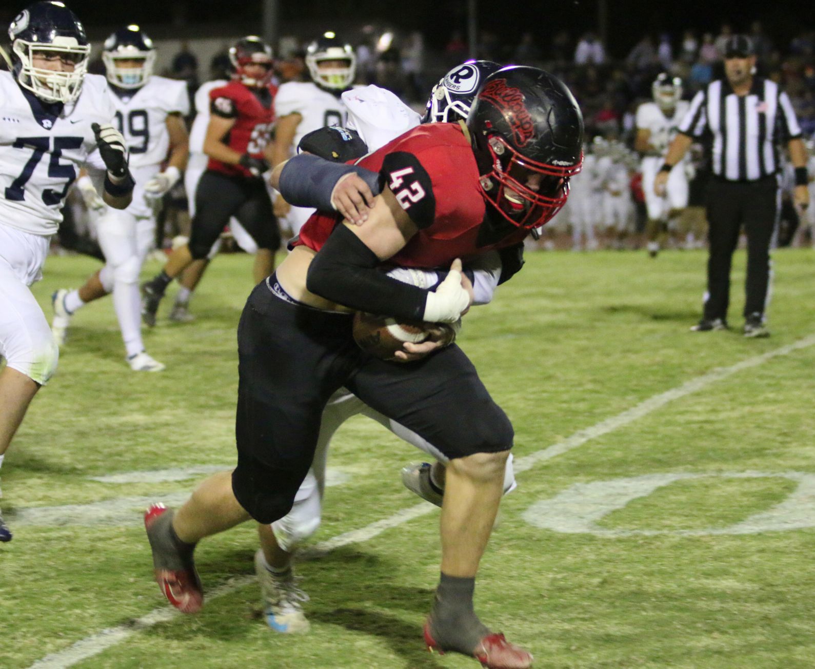 Bullpups grab sole possession of first place in battle of unbeatens